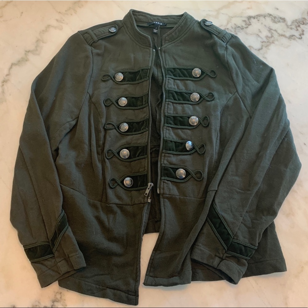 Torrid Soft Cotton Military Jacket. Sz 1.